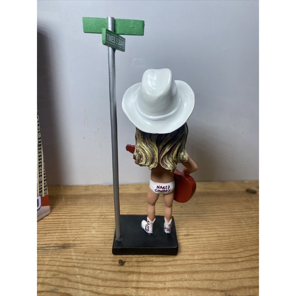 Naked Cowboy Bobblehead NYC New York City Icon Times Square Funny Gift‎ Limited - Picture 4 of 7